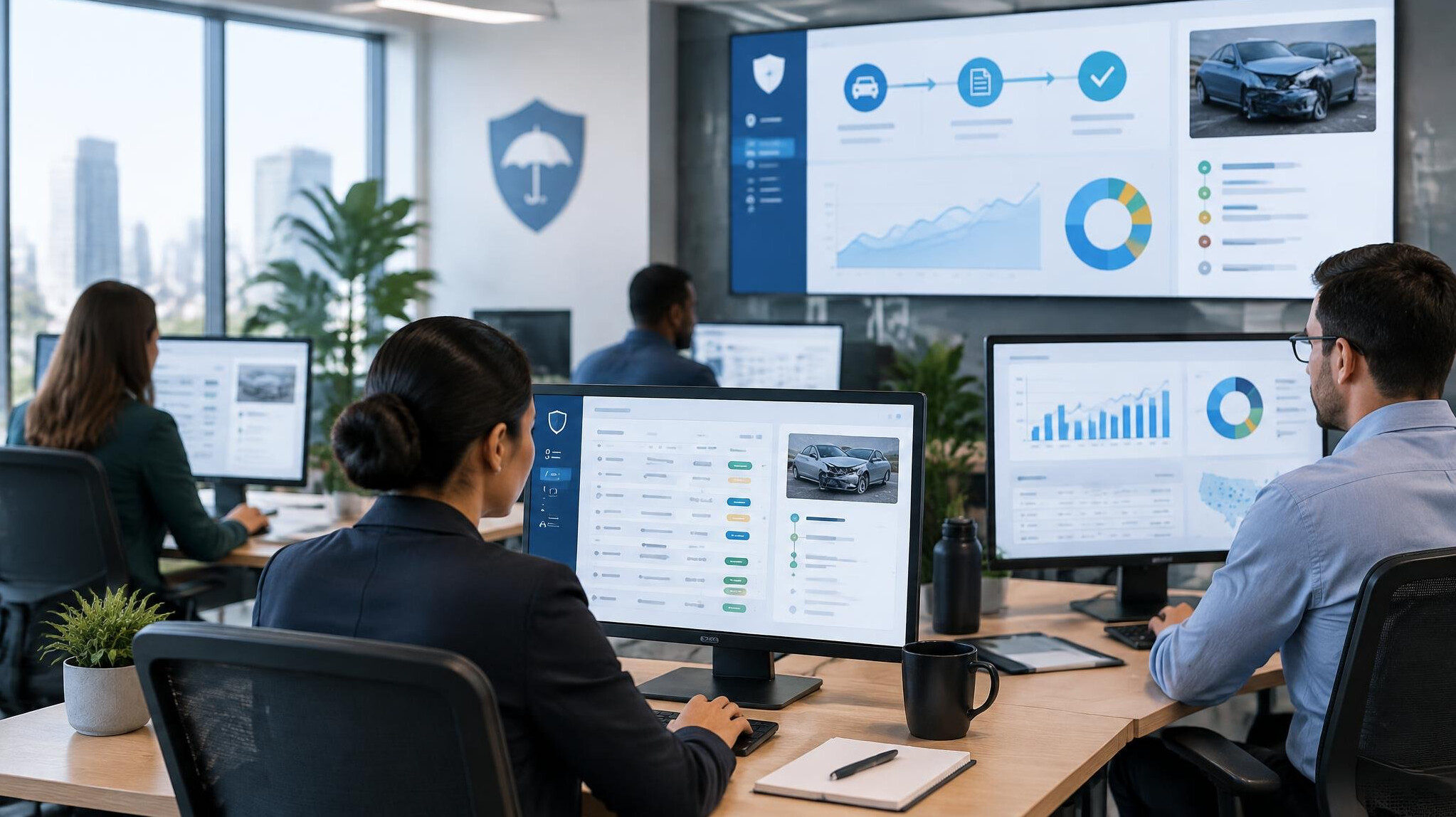 insurance software dashboard
