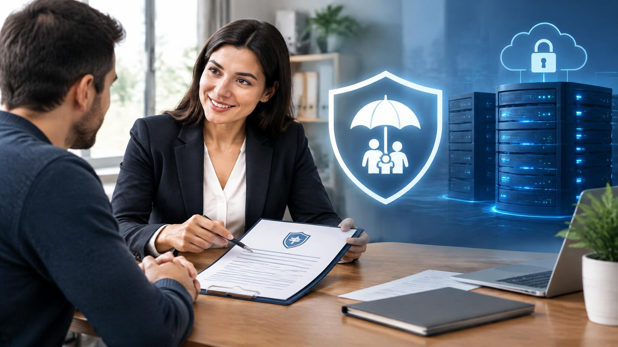 client meeting with advisor
