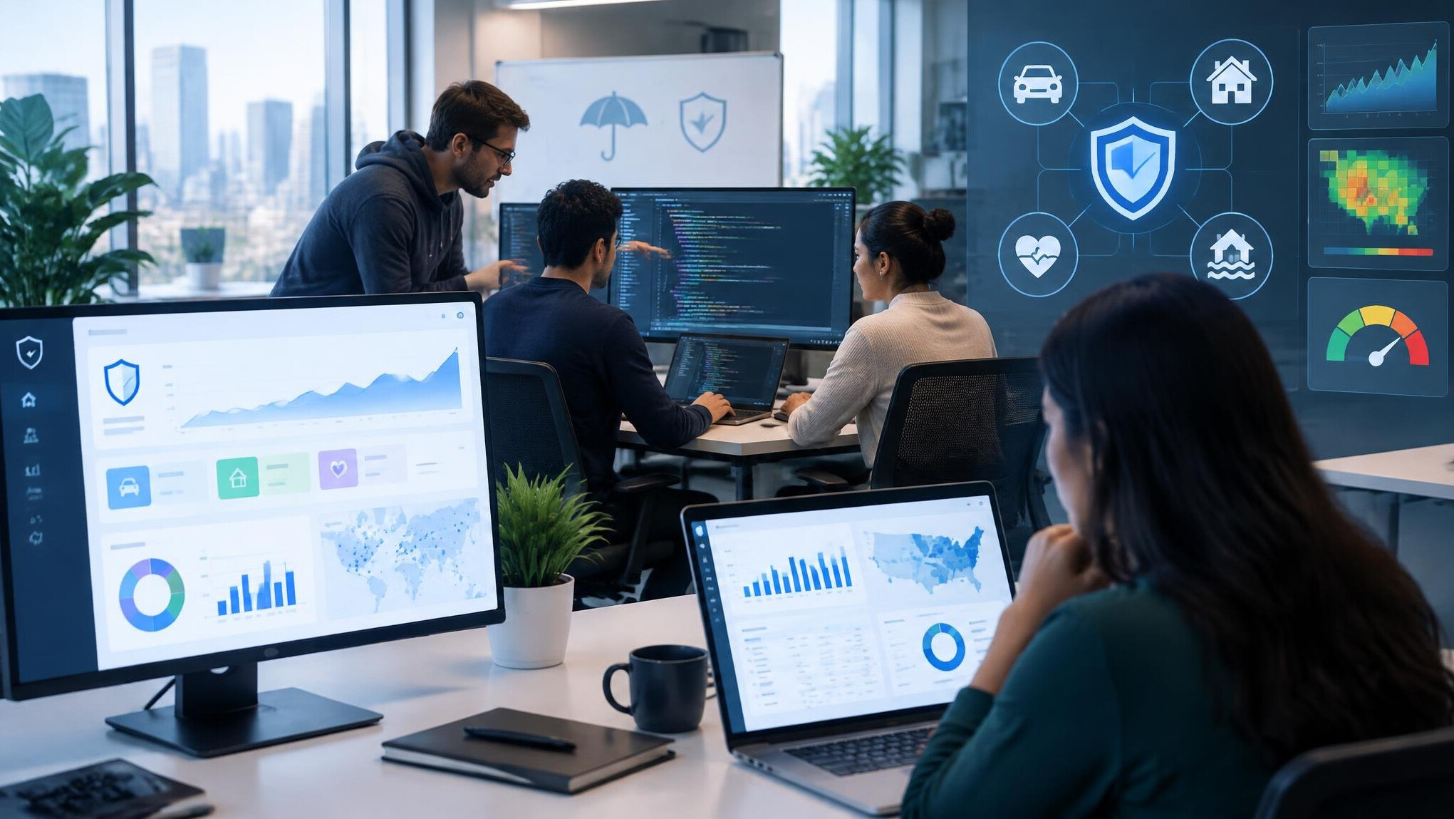 insurance software dashboard